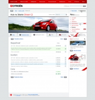 Citroen website car config 1