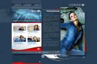 Steberg Jeans website home
